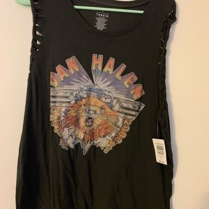 Torrid Van Halen sleeveless band tee